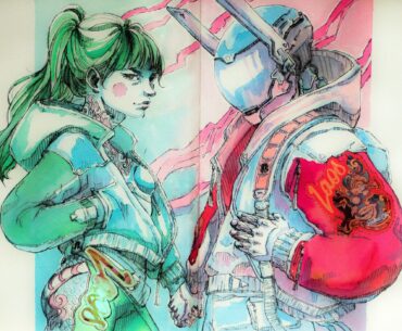 Robot & Girl by Masha Mi