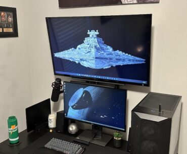 Decided to use a spare TV.