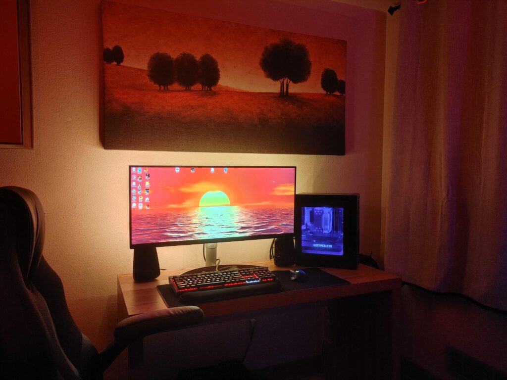 My chill gaming nook.
