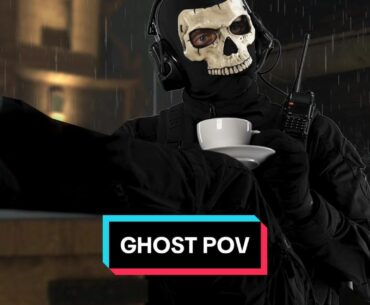 Now you know why Ghost didn't answer Soap right away...