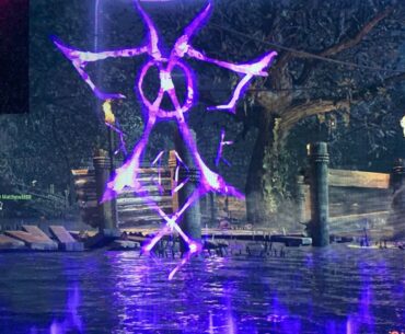 Weird purple Barrier on shi no numa