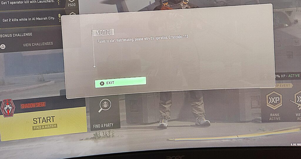What a great worldwide event! Thank you Activision!