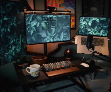 Revamped my standing desk converter setup