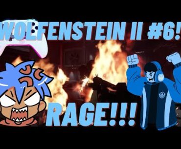 RAGE! WOLFENSTEIN II #6 #toronto #gaming #youtube #gameplay #wolfenstein #firstpersonshooter #ps4