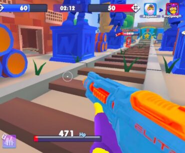 Nerf War | Amusement Park Battle 3 Victory (Nerf FirstPerson Shooter)