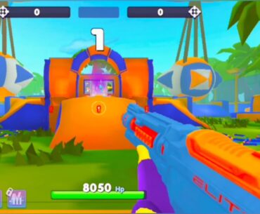 Nerf War | Amusement Park Battle 4 Victory (Nerf FirstPerson Shooter)