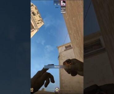 3 smokes on Mirage! #shorts #csgo #viral #cs2
