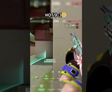 IS THE 9-3 CURSE REAL ??? | Valorant  #valorant #skill