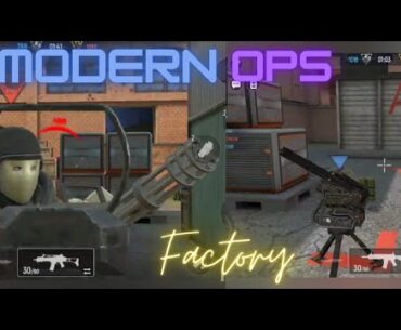 Modern Ops FPS game. Team Deathmatch - Factory. Gun shooting game. #modernops