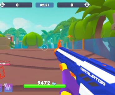 Nerf War | Amusement Park Battle Collection Gameplay #11 - Nerf First Person Shooter