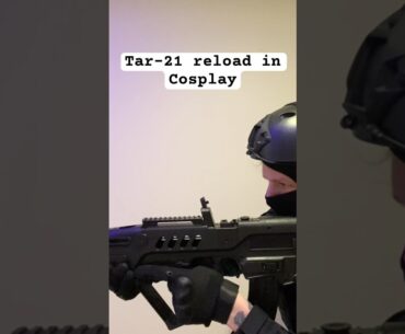 Tar-21 reload in cosplay #airsoft #reload #guns #videogames #scp #scpfoundation #callofduty #gun