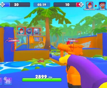 Nerf War | Amusement Park Battle Collection Gameplay #13 - Nerf First Person Shooter