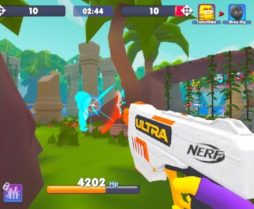 Nerf War | Amusement Junggle Park Battle Gameplay #16 (Nerf First Person Shooter)