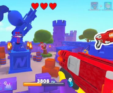 Nerf War | Water Park & Tample Battle #20 (Nerf First Person Shooter)