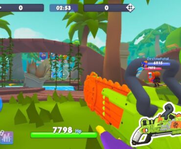 Nerf War | Water Park Battle Victory Gameplay #31 (Nerf First Person Shooter)