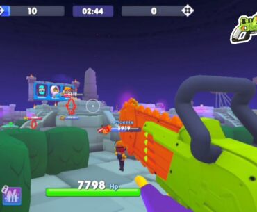 Nerf War | Amusement Park Zombie Maze Battle Gameplay #32 (Nerf First Person Shooter)