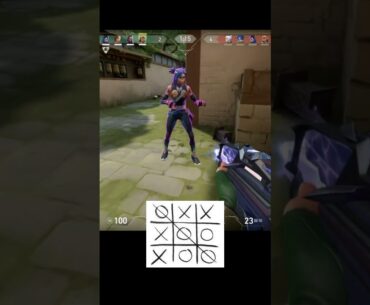 tic tac toe #valorant #tictactoe #games  #fps #valorantfunny #fpsgames #neon   #valorantclips