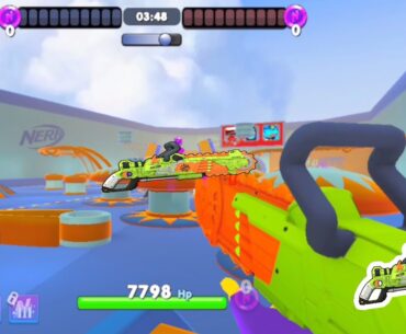 Nerf War | Pinball Arena Battle Gameplay #35 (Nerf First Person Shooter)