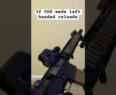 I wish COD had lefty animations #airsoft #reload #videogames #firstpersonshooter #callofduty #guns