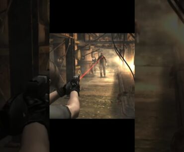 RESIDENT EVIL 4 - best gun short - monster hunting - #shorts