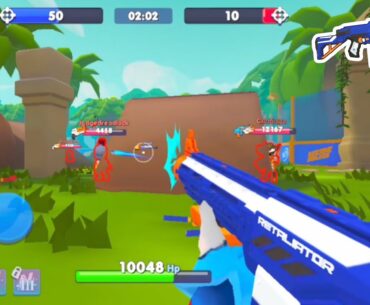 Nerf War | Amusement Park Battle Gameplay #43 (Nerf First Person Shooter)