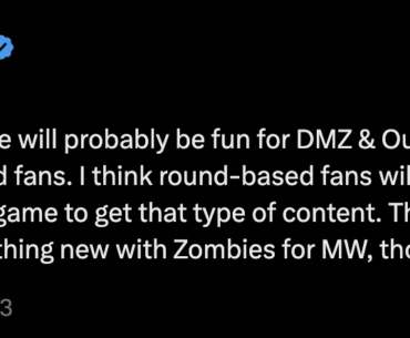 Charlie Intel says that he doesn't think round based fans will enjoy MWIII Zombies