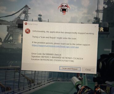 Is there a fix to this error?
