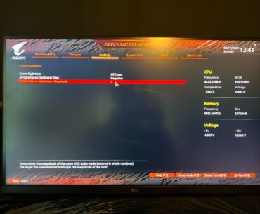 Cant change PBO magnitude on b650i?