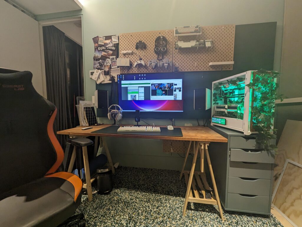 My forest green setup - *very original*