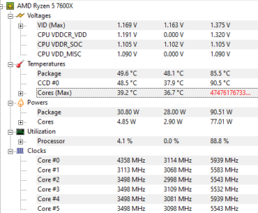 New Ryzen 7600x. is this being overclocked or am i seeing it wrong.
