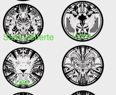Zodiac stamps on Procreate