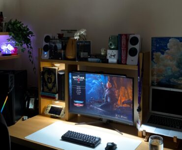 my lil cozy set up