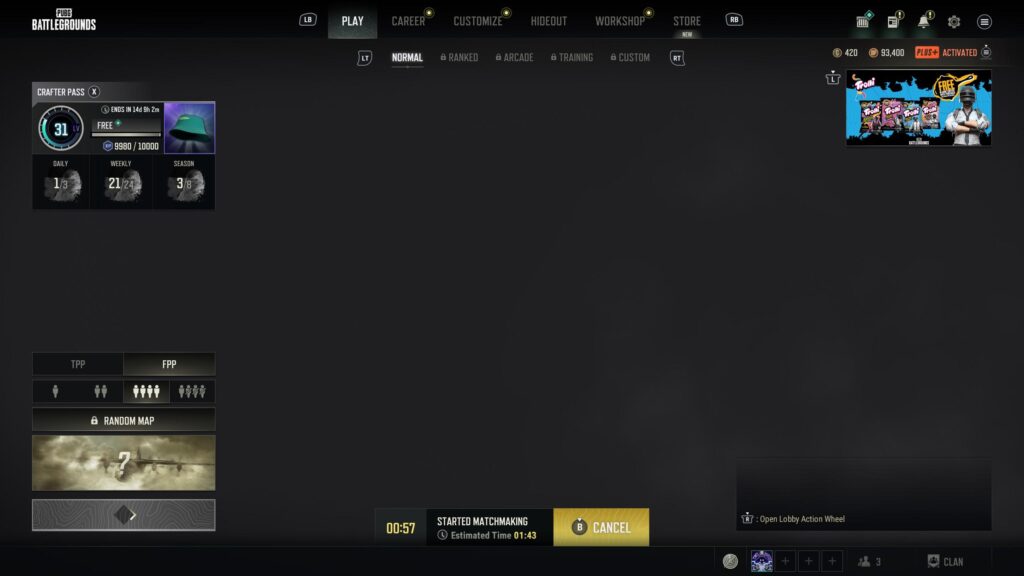 Lobby bugged? Lobby bugged?