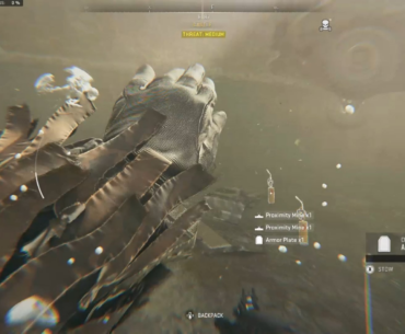 Imagine seeing the tank boss Bullfrog stuck in the water