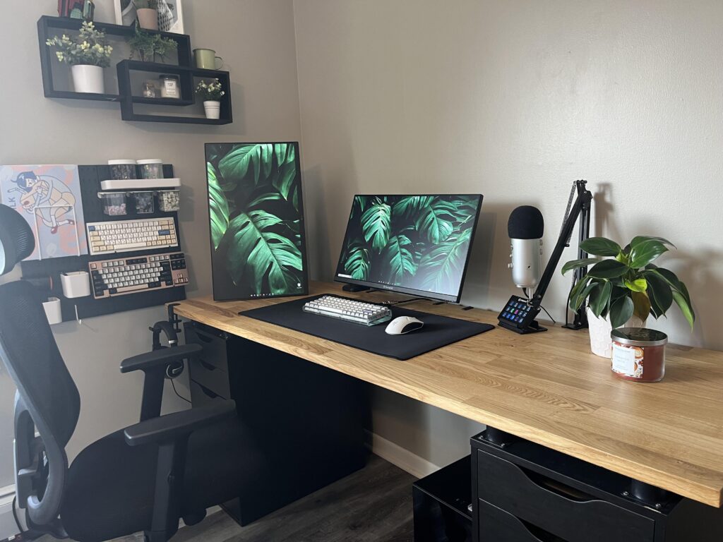 My WIP gaming/school setup