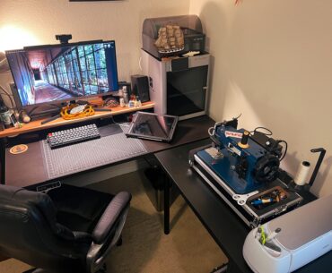 Pretty darn close to my grail setup for my super small space! I think I’ll add some artwork and/or a pegboard for tools?
