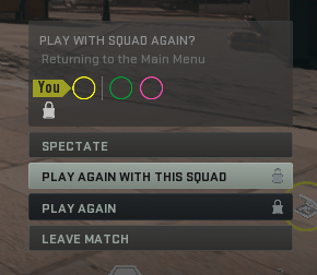 Why is the play again button locked lmao?