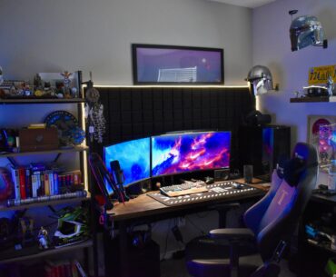Battlestation Update, added a bit of lighting and some nice speakers. Still feel i'm missing something.