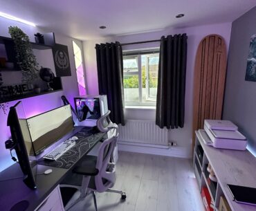 My office/gaming set up, very happy with the final result (I say final but it never ends does it?)