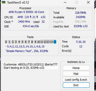 1.32v memory timings, 50-55ns latency. any decent for 5950x?