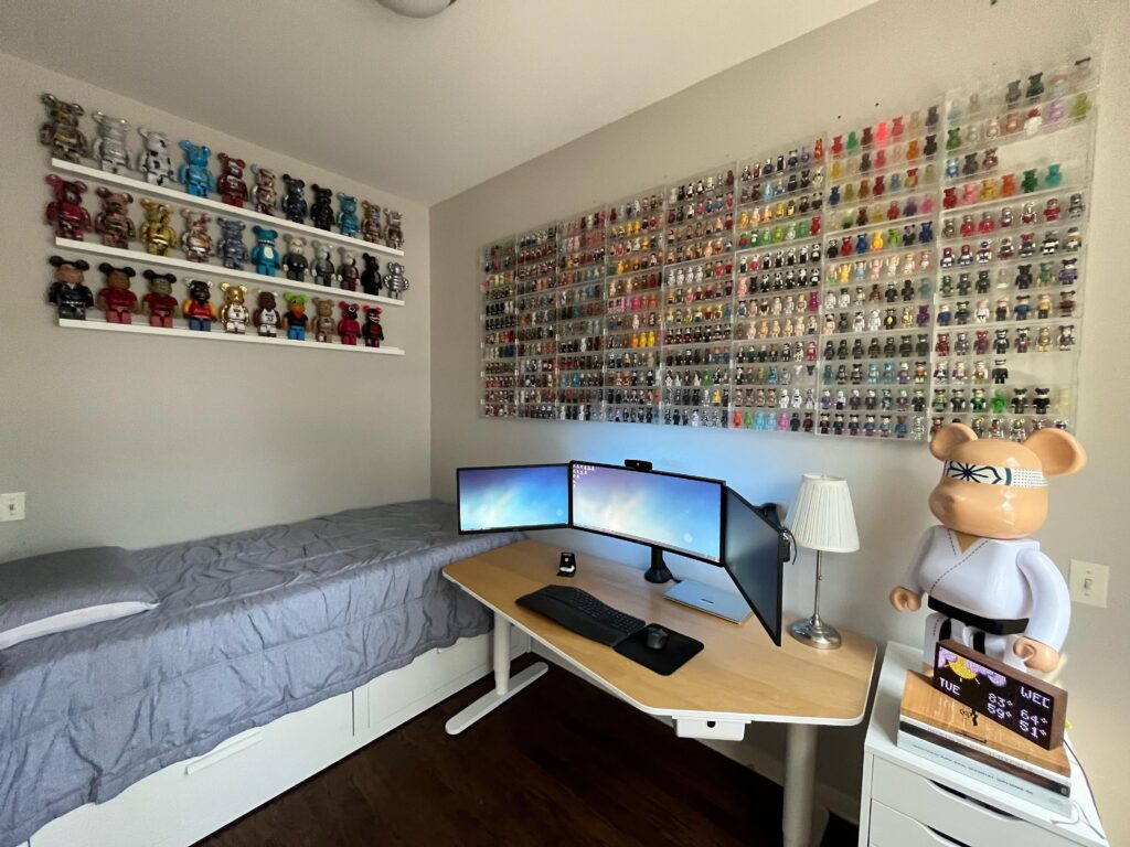 Home office with Toys (Bearbrick)
