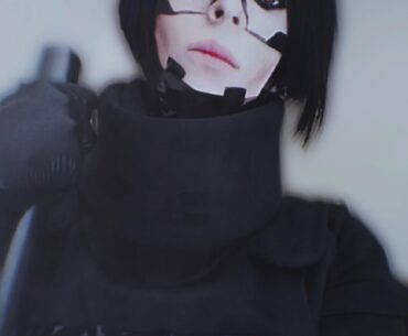 Some guys from Cyberpunk subreddit said that my cosplay of STCR and STAR from SIGNALIS is like fem-version of Adam Smasher.))))) So I even made a reference to him. What do you think?