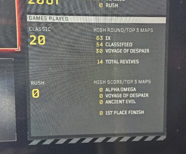 Does bo4 let you look at avg rounds pre game and such like bo3 does?