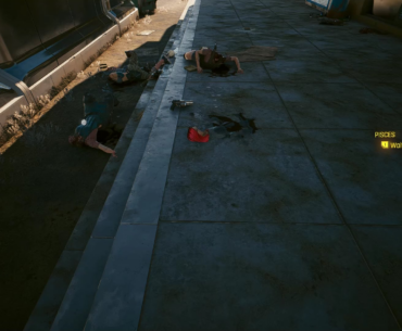 Decapitated heads continue to look at you. Never noticed this before.