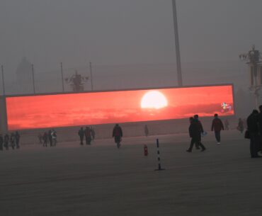 The Sunrise must be televised. You can't see it in the smog.