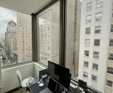 Work from home set up just moved in.