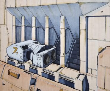 Cityscape, from my sketchbook.