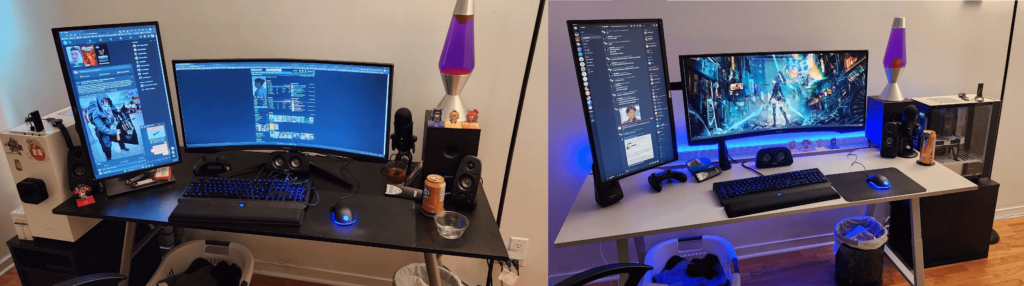 Little upgrade, before and after