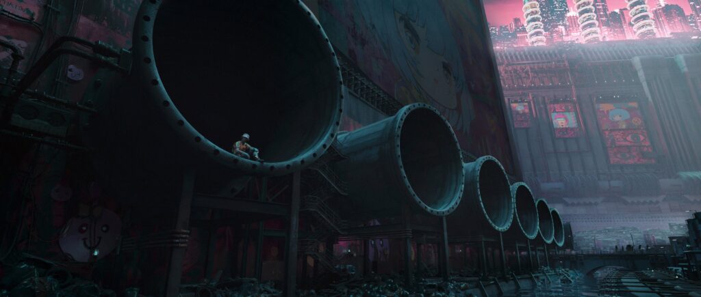 Neo Tokyo Challenge - Exterior by Linus Alstergren