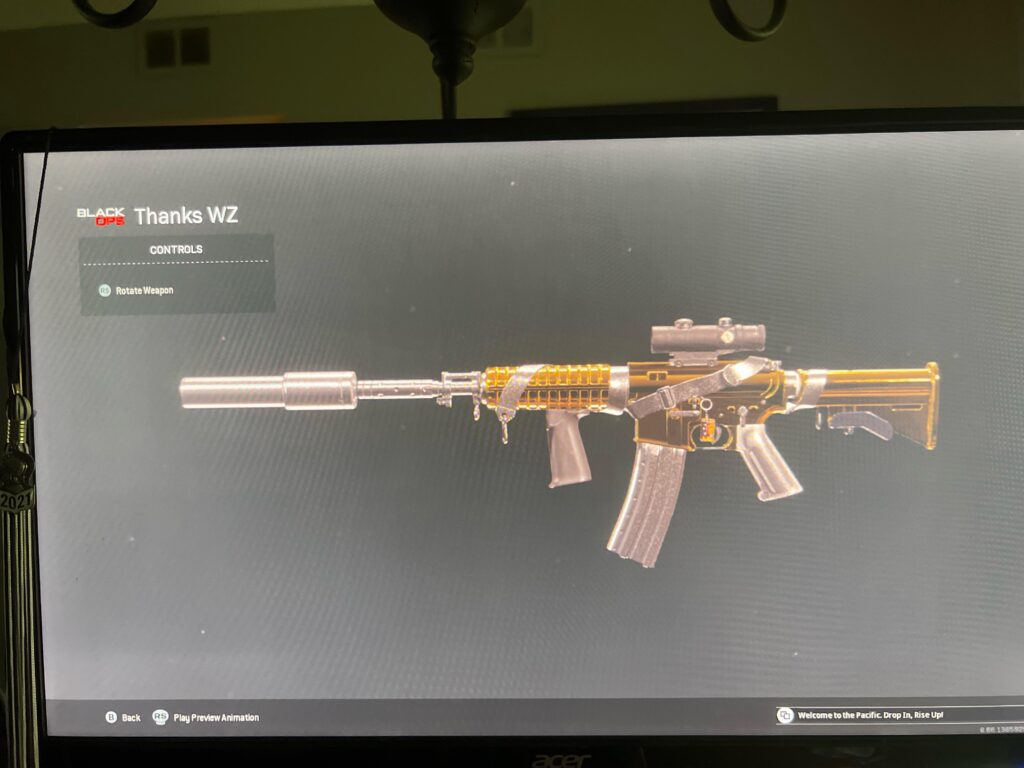 Saved all my gold camo weapons as custom mods with some form of Thank You Warzone. I wasn’t a huge fan, but I’m still sad to see it go.